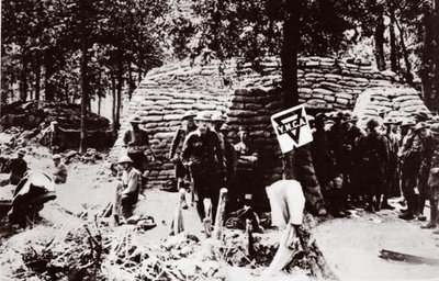 YMCA Canteen at the Front by English Photographer